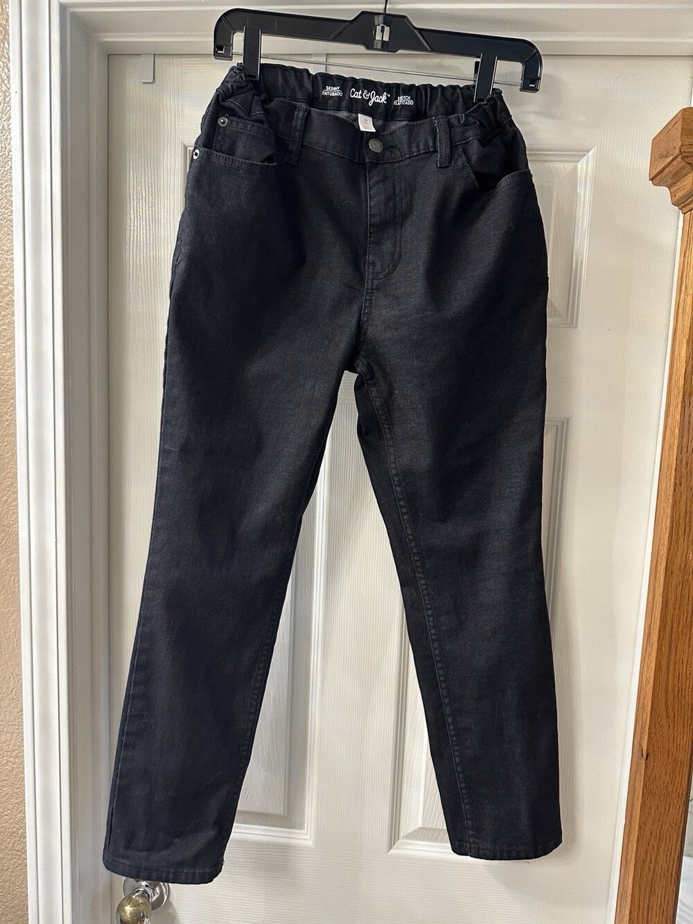 Cat & Jack Girls' High-Rise Ankle Straight Jeans Size 16